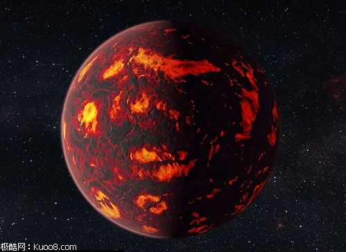 资料图：被称为“钻石行星”的55 Cancri e(图片来源：NASA)